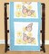 Jack Dempsey Stamped White Quilt Blocks 18"X18" 6/Pkg-Butterflies
